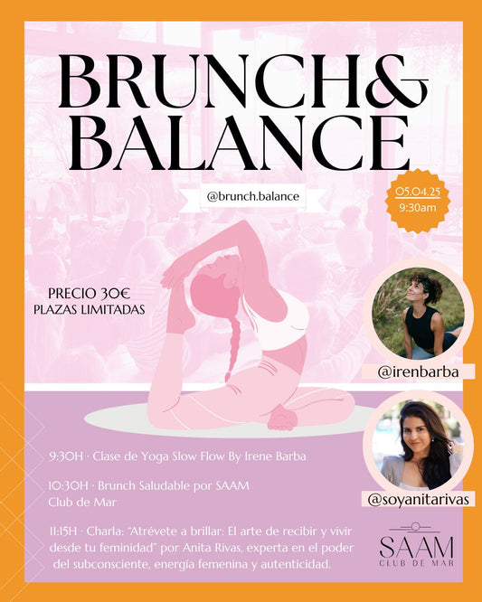 Evento Exclusivo: Brunch & Balance en Saam Club de Mar - 5 Abril