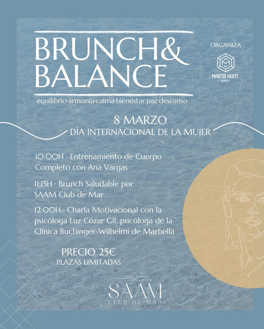 Evento "Brunch & Balance" at SAAM Club de Mar - 8 de Marzo