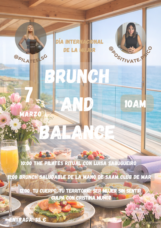 Entrada evento exclusivo Brunch and Balance 7 de marzo + Sudadera Exclusiva Brunch and Balance by Quetzal Athletic