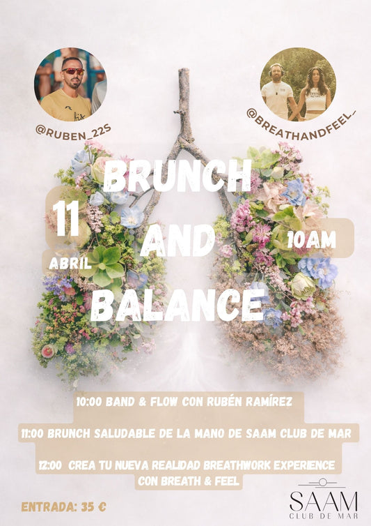Entrada evento exclusivo Brunch and Balance 11 de Abril + Sudadera Exclusiva Brunch and Balance by Quetzal Athletic
